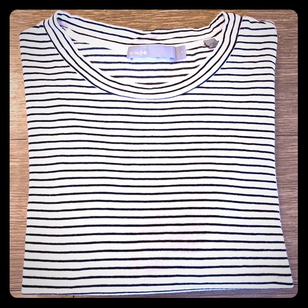 VINCE Striped Top